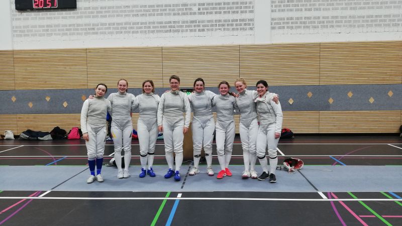 von links: Clara, Edith, Natali, Valerie, Samira, Faye, Fee, Vera